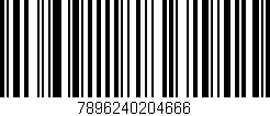 Código de barras (EAN, GTIN, SKU, ISBN): '7896240204666'