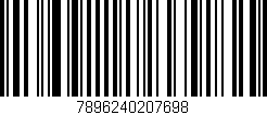 Código de barras (EAN, GTIN, SKU, ISBN): '7896240207698'