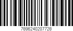 Código de barras (EAN, GTIN, SKU, ISBN): '7896240207728'