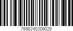 Código de barras (EAN, GTIN, SKU, ISBN): '7896240209029'