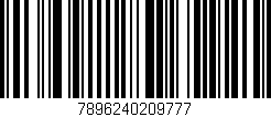 Código de barras (EAN, GTIN, SKU, ISBN): '7896240209777'