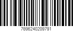 Código de barras (EAN, GTIN, SKU, ISBN): '7896240209791'