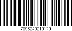 Código de barras (EAN, GTIN, SKU, ISBN): '7896240210179'