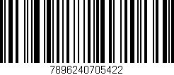 Código de barras (EAN, GTIN, SKU, ISBN): '7896240705422'