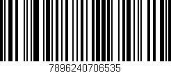 Código de barras (EAN, GTIN, SKU, ISBN): '7896240706535'