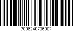 Código de barras (EAN, GTIN, SKU, ISBN): '7896240706887'