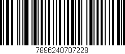 Código de barras (EAN, GTIN, SKU, ISBN): '7896240707228'
