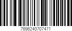 Código de barras (EAN, GTIN, SKU, ISBN): '7896240707471'