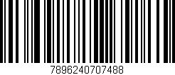 Código de barras (EAN, GTIN, SKU, ISBN): '7896240707488'