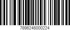 Código de barras (EAN, GTIN, SKU, ISBN): '7896246000224'