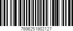 Código de barras (EAN, GTIN, SKU, ISBN): '7896251802127'