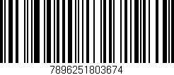 Código de barras (EAN, GTIN, SKU, ISBN): '7896251803674'