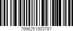 Código de barras (EAN, GTIN, SKU, ISBN): '7896251803797'