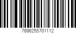 Código de barras (EAN, GTIN, SKU, ISBN): '7896255701112'
