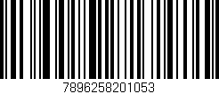Código de barras (EAN, GTIN, SKU, ISBN): '7896258201053'