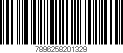 Código de barras (EAN, GTIN, SKU, ISBN): '7896258201329'