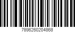 Código de barras (EAN, GTIN, SKU, ISBN): '7896260204868'