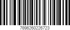Código de barras (EAN, GTIN, SKU, ISBN): '7896260226723'