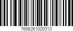 Código de barras (EAN, GTIN, SKU, ISBN): '7896261020313'