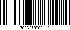 Código de barras (EAN, GTIN, SKU, ISBN): '7896269900112'