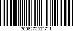 Código de barras (EAN, GTIN, SKU, ISBN): '7896273807711'