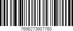 Código de barras (EAN, GTIN, SKU, ISBN): '7896273807780'