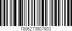 Código de barras (EAN, GTIN, SKU, ISBN): '7896273807803'