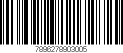 Código de barras (EAN, GTIN, SKU, ISBN): '7896278903005'