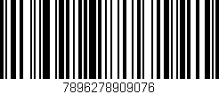 Código de barras (EAN, GTIN, SKU, ISBN): '7896278909076'