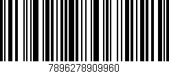 Código de barras (EAN, GTIN, SKU, ISBN): '7896278909960'