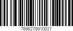 Código de barras (EAN, GTIN, SKU, ISBN): '7896278910027'