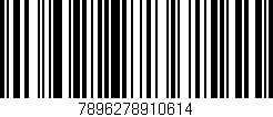 Código de barras (EAN, GTIN, SKU, ISBN): '7896278910614'