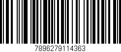 Código de barras (EAN, GTIN, SKU, ISBN): '7896279114363'