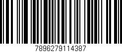 Código de barras (EAN, GTIN, SKU, ISBN): '7896279114387'