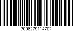 Código de barras (EAN, GTIN, SKU, ISBN): '7896279114707'