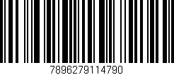 Código de barras (EAN, GTIN, SKU, ISBN): '7896279114790'