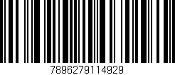 Código de barras (EAN, GTIN, SKU, ISBN): '7896279114929'