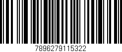 Código de barras (EAN, GTIN, SKU, ISBN): '7896279115322'