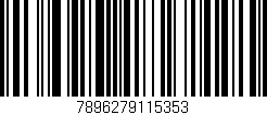 Código de barras (EAN, GTIN, SKU, ISBN): '7896279115353'