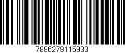 Código de barras (EAN, GTIN, SKU, ISBN): '7896279115933'