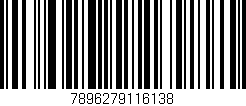 Código de barras (EAN, GTIN, SKU, ISBN): '7896279116138'