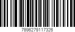 Código de barras (EAN, GTIN, SKU, ISBN): '7896279117326'
