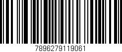 Código de barras (EAN, GTIN, SKU, ISBN): '7896279119061'