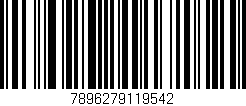 Código de barras (EAN, GTIN, SKU, ISBN): '7896279119542'