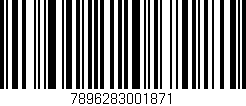 Código de barras (EAN, GTIN, SKU, ISBN): '7896283001871'