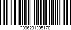 Código de barras (EAN, GTIN, SKU, ISBN): '7896291835178'