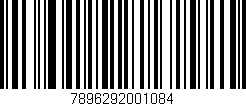 Código de barras (EAN, GTIN, SKU, ISBN): '7896292001084'