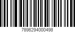 Código de barras (EAN, GTIN, SKU, ISBN): '7896294000498'