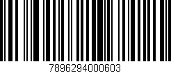 Código de barras (EAN, GTIN, SKU, ISBN): '7896294000603'