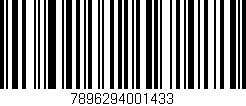 Código de barras (EAN, GTIN, SKU, ISBN): '7896294001433'
